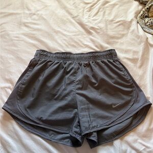Nike Women's Dark Gray Athletic Running Shorts